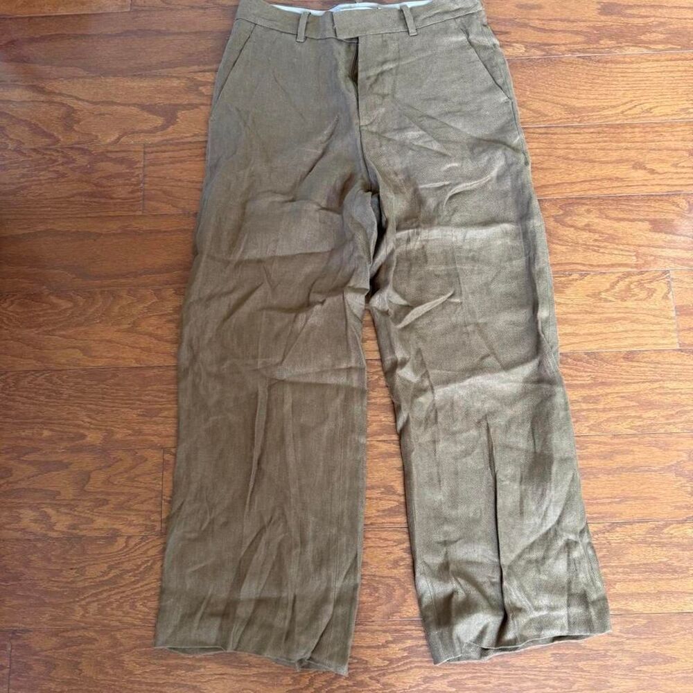 H-m Men's Brown and Khaki Trousers